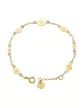 Bracelet 5 Pampilles Personnalisable en Or
