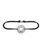 Bracelet Rond Cœur Ajouré en Or Personnalisable Cordon