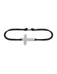 Bracelet Croix en Or Personnalisable Cordon