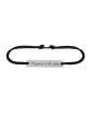 Bracelet Message en Or Personnalisable Cordon