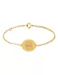 Bracelet Ovale Femme Mamie en Or Personnalisable