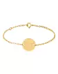 Bracelet Rond Enfant Colombe en Or Personnalisable