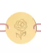 Bracelet Rond Cordon Rose