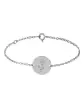 Bracelet Rond Femme Fleur en Or Personnalisable