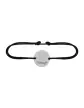 Bracelet Rond Cordon Colombe en Or Personnalisable