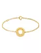 Bracelet Femme Personnalisé Or Cercle Soleillé