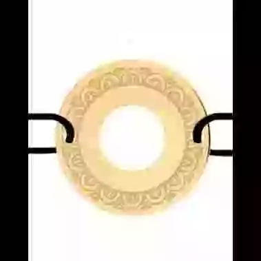 Bracelet Rond Ajouré Cordon Décor Mandala image cachée