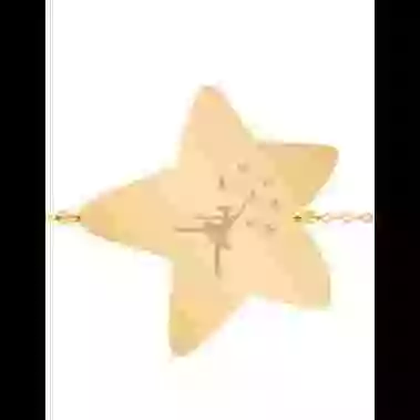 Bracelet Étoile Enfant Danseuse Papillons image cachée