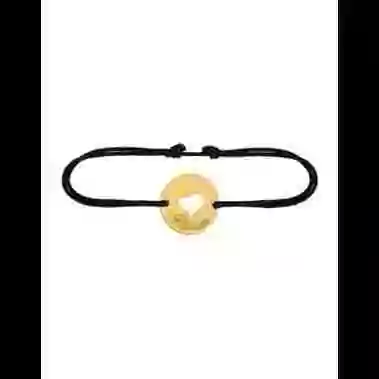 Bracelet Cœur Ajouré Cordon Personnalisable image cachée