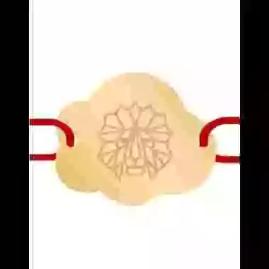 Bracelet Nuage Cordon Lion Origami image cachée