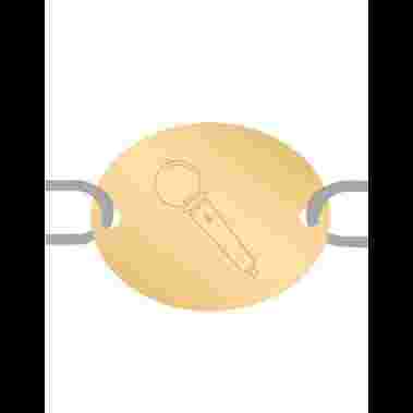 Bracelet Ovale Cordon Micro image cachée