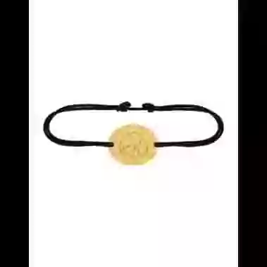 Bracelet Ovale Cordon Éléphant image cachée
