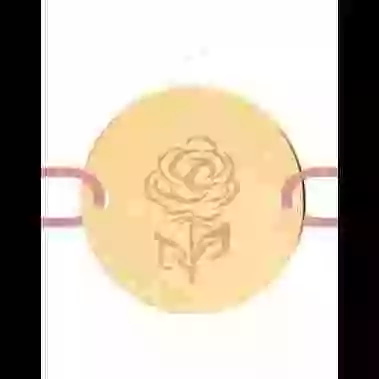 Bracelet Rond Cordon Rose image cachée