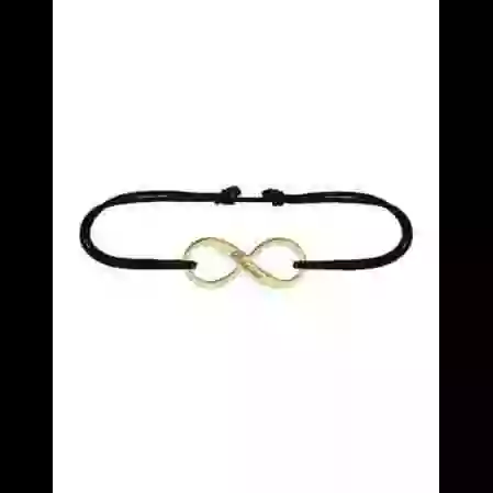 Bracelet Infini en Or Personnalisable Cordon image cachée