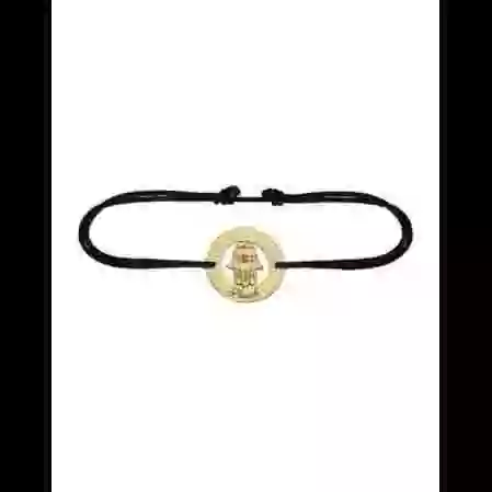 Bracelet Rond Main de Fatma en Or Personnalisable Cordon image cachée