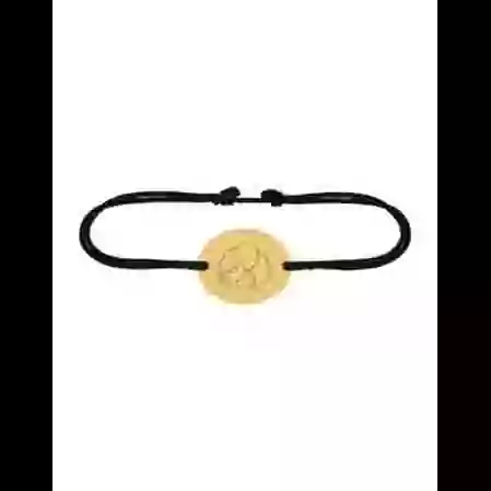 Bracelet Ovale Cordon &Eacute;l&eacute;phant image cachée