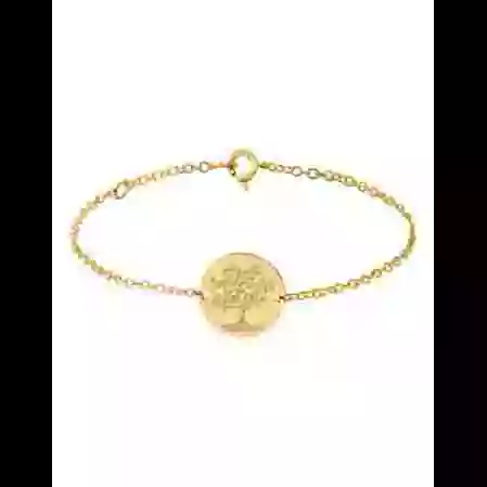 Bracelet Rond Enfant Arbre de Vie en Or Personnalisable image cachée