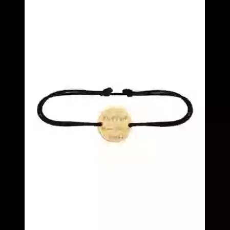 Bracelet Rond Cordon Papa Mon Hero en Or &agrave; Personnaliser image cachée