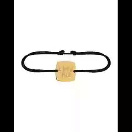 Bracelet Carr&eacute; Cordon Stay Wild image cachée