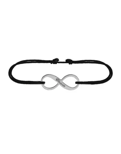 Bracelet Infini en Or Personnalisable Cordon