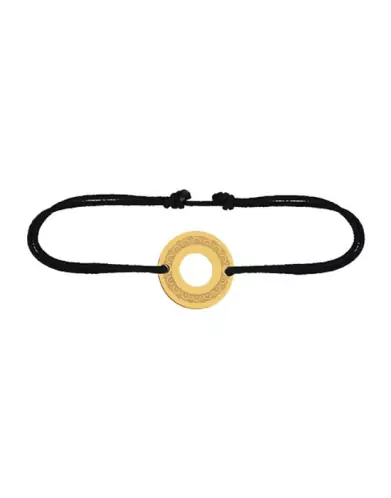 Bracelet Rond Ajouré Cordon Décor art déco
