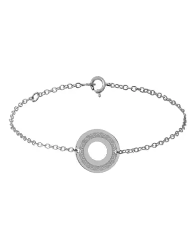 Bracelet Rond Ajouré Femme Décor Art Déco