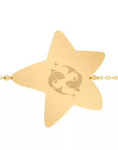 Bracelet Étoile Femme Emblème Zodiaque