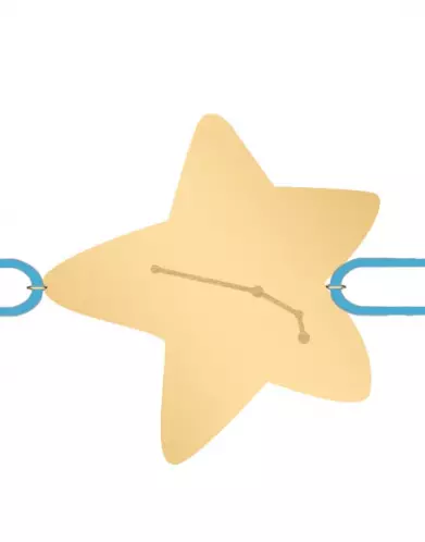 Bracelet Étoile Cordon Constellation