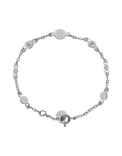 Bracelet 5 Pampilles Personnalisable en Or