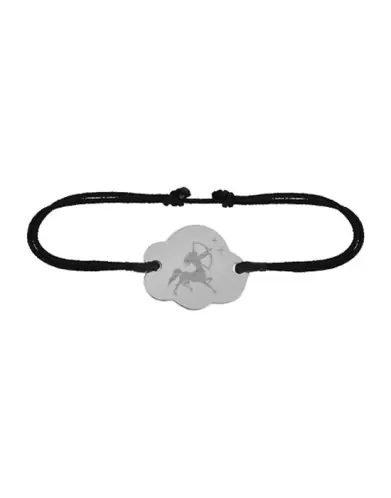 Bracelet Nuage Cordon Emblème Zodiaque