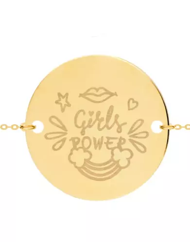 Bracelet Rond Femme Girls Power