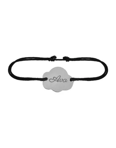 Bracelet Nuage Or Cordon Personnalisable