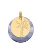 Médaille Nacre et Arbre de Vie Enfantin en Or