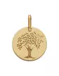 M&eacute;daille Grav&eacute;e Arbre de Vie Colombe en Or