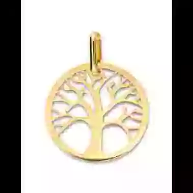 Pendentif Arbre de Vie Ajouré en Or image cachée