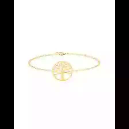 Bracelet Arbre de Vie Ajour&eacute; en Or image cachée
