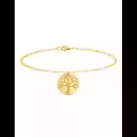 Bracelet Arbre de Vie Grav&eacute; en Or image cachée