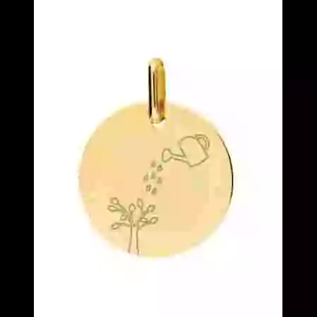 M&eacute;daille Arbre de Vie Arrosoir en Or image cachée
