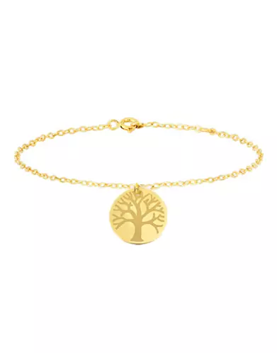 Bracelet Arbre de Vie Gravé en Or