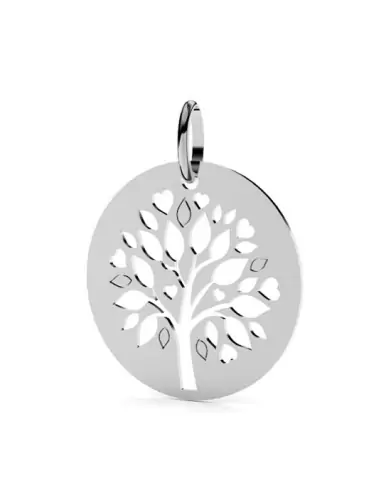 Médaille Arbre de Vie Cœurs Ajourée en Or