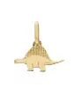 Pendentif Dinosaure Stégosaure Or