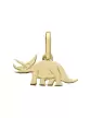 Pendentif Dinosaure Tricératops Or