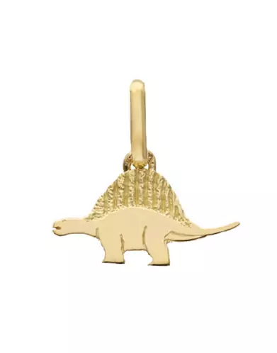 Pendentif Dinosaure Stegosaure Or