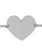 Bracelet Enfant Cœur en Or Personnalisable sur Chaîne