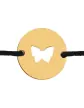 Bracelet Rond Ajouré Papillon Personnalisable sur Cordon