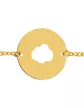 Bracelet Enfant Rond Ajouré Nuage Personnalisable sur Chaîne