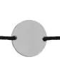 Bracelet Rond en Or Personnalisable sur Cordon