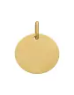 Médaille Ronde en Or à Personnaliser Taille S