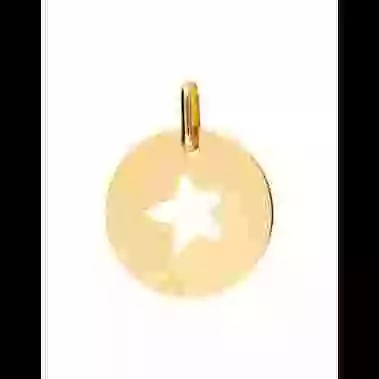 Médaille Étoile Ajourée à personnaliser Taille S image cachée