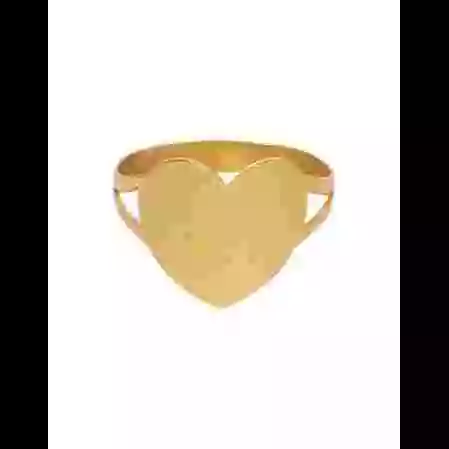 Bague Coeur en Or &agrave; Personnaliser image cachée